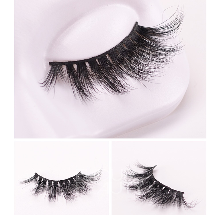 Private label 5D mink strip lashes wholesale EL96